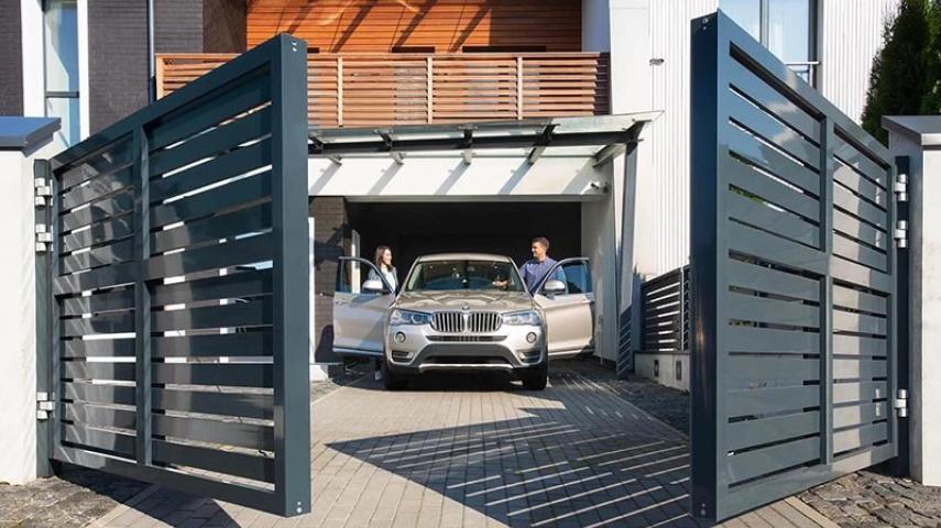 распашные ворота в Георгиевске